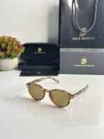 First Copy David Beckham Tiger Brown Sunglasses
