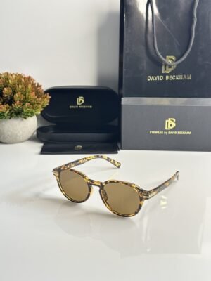 First Copy David Beckham Tiger Brown Sunglasses