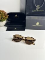 First Copy David Beckham Tiger Brown Sunglasses