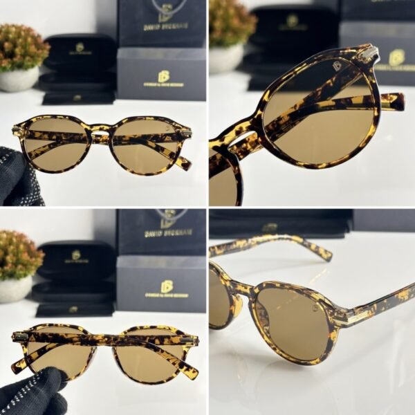 First Copy David Beckham Tiger Brown Sunglasses