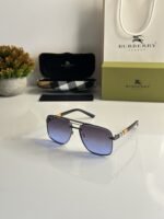 First Copy Burberry 493 Black Blue Sunglasses