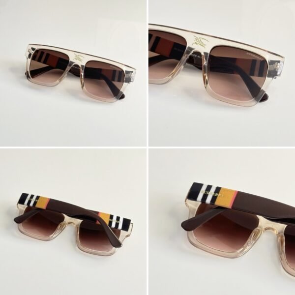 First Copy Burberry Water Brown Sunglasses