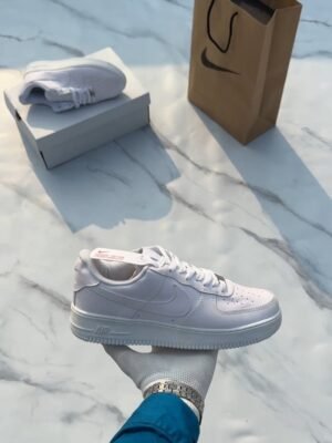 First Copy Nike Airforce 1 White Pure Leather