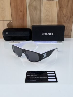 First Copy Chanel White Black Sunglasses black