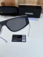 First Copy Chanel White Black Sunglasses black