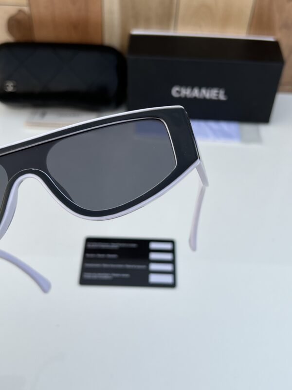 First Copy Chanel White Black Sunglasses black