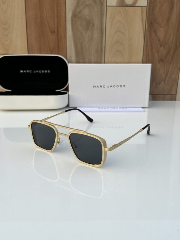 First Copy Marc Jacobs 504 Gold Black Sunglasses