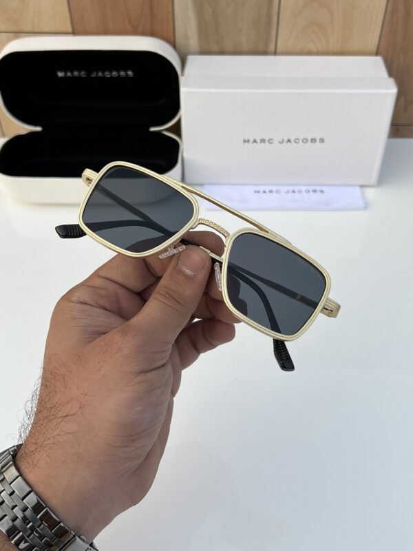 First Copy Marc Jacobs 504 Gold Black Sunglasses