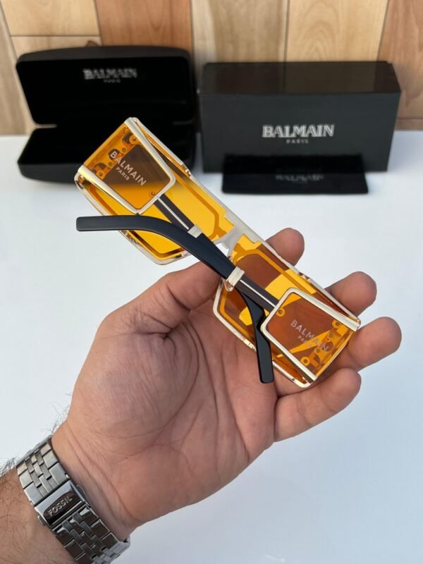 First Copy Balmain Gold Yellow Sunglasses