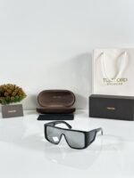 First Copy Tomford 0710 Black Silver Mercury Sunglasses