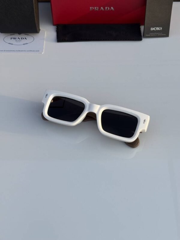 First Copy Prada 2719 White Black Sunglasses