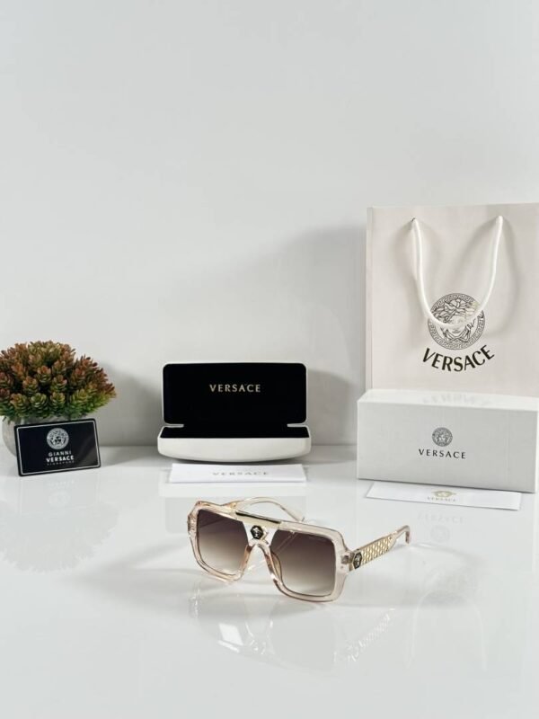 First Copy Versace 215 Water Brown Sunglasses