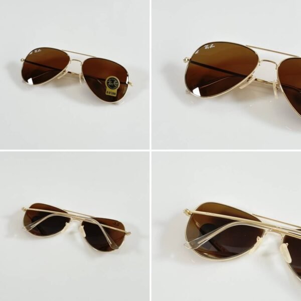 First Copy Rayban Aviator 3026 Gold Brown
