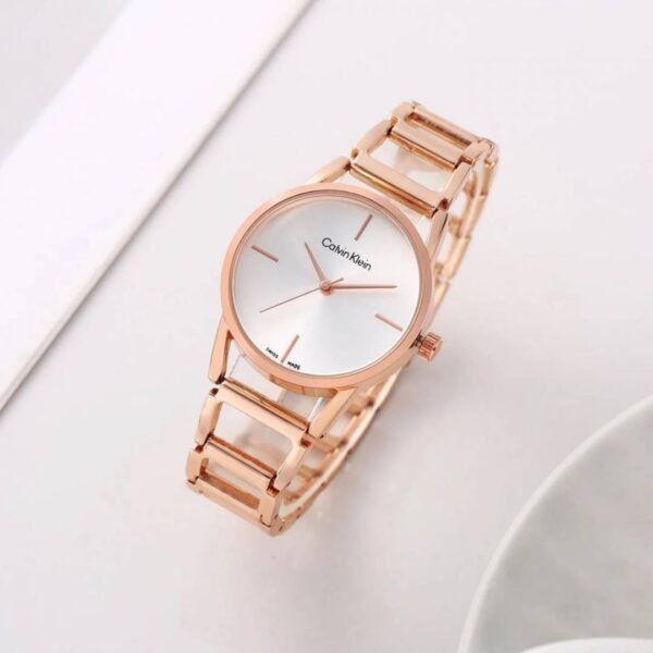 First Copy Calvin Klein For Her WC 333 Watch For Women White Dial