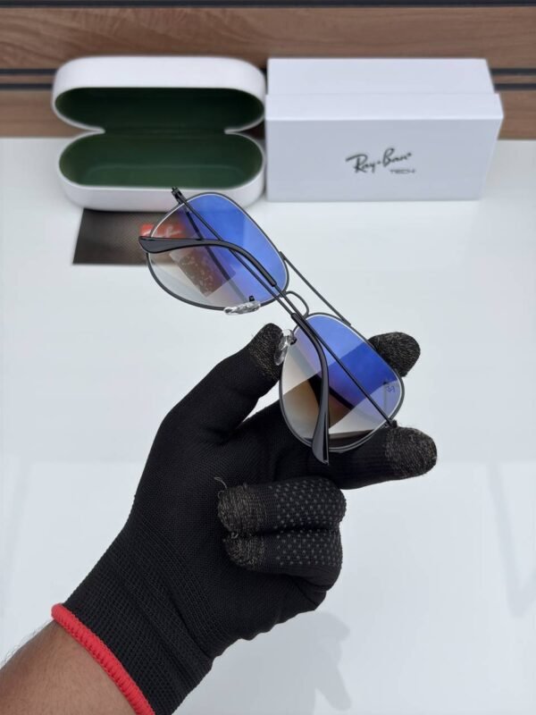 First Copy Rayban 3026 Black Blue Shades Glass Quality