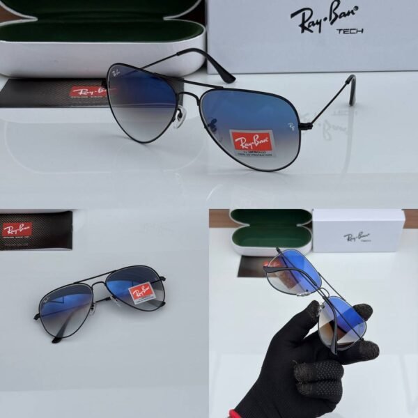 First Copy Rayban 3026 Black Blue Shades Glass Quality