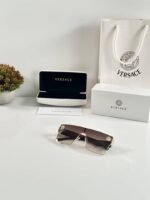 First Copy Versace 10086 Gold Brown Sunglasses