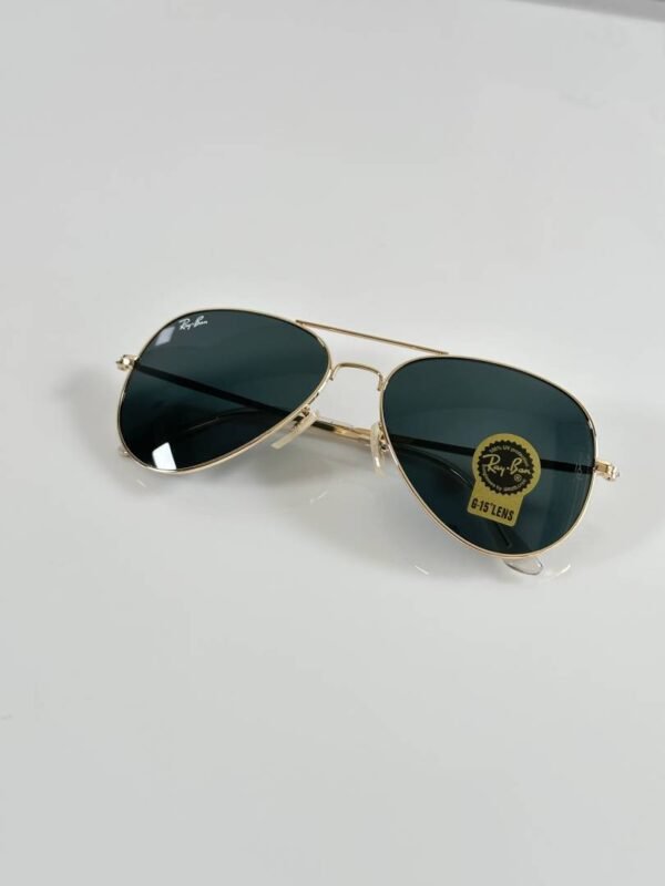 First Copy Rayban Aviator 3026 Gold Black (GLASS)