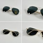 First Copy Rayban Aviator 3026 Gold Black (GLASS)