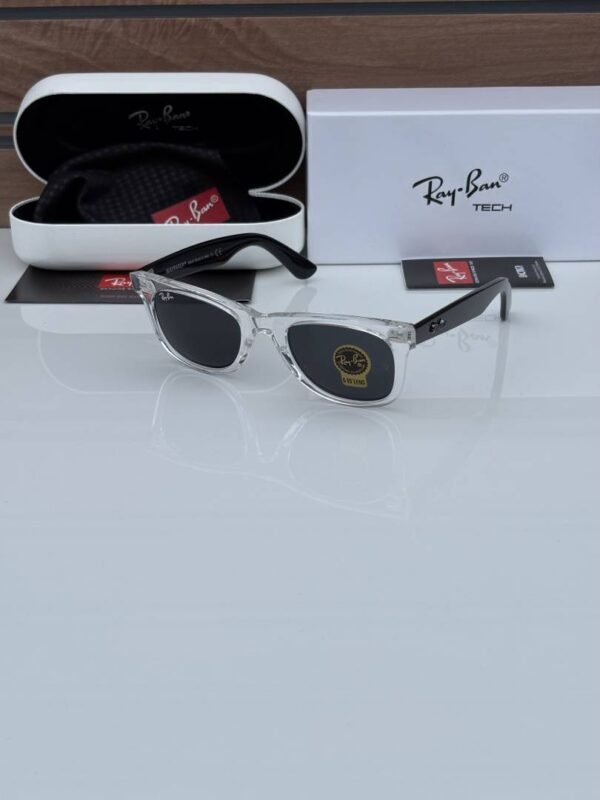 First Copy Rayban 2140 Slant Transparent Black Glass Quality