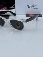 First Copy Rayban 2140 Slant Transparent Black Glass Quality