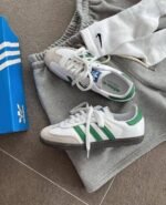 First Copy Adidas Samba White Green