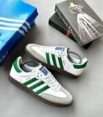 First Copy Adidas Samba White Green
