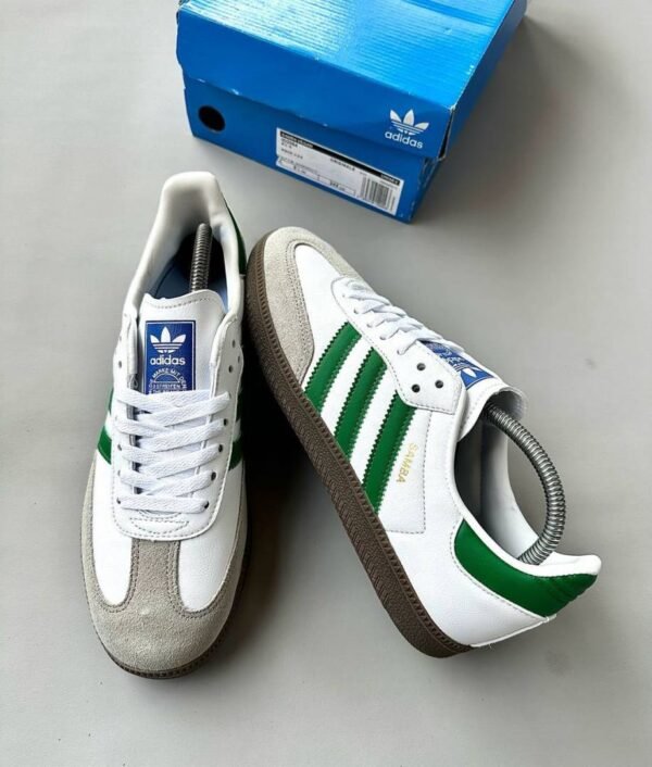First Copy Adidas Samba White Green