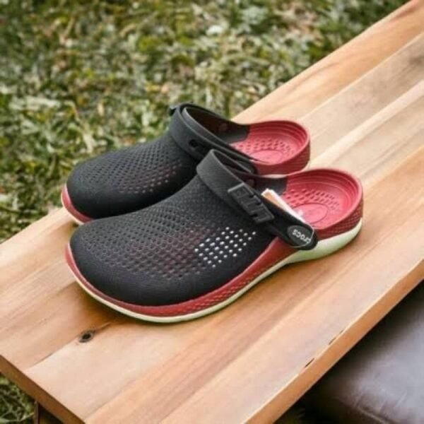 First Copy Crocs Lite Ride 360 Black White Red