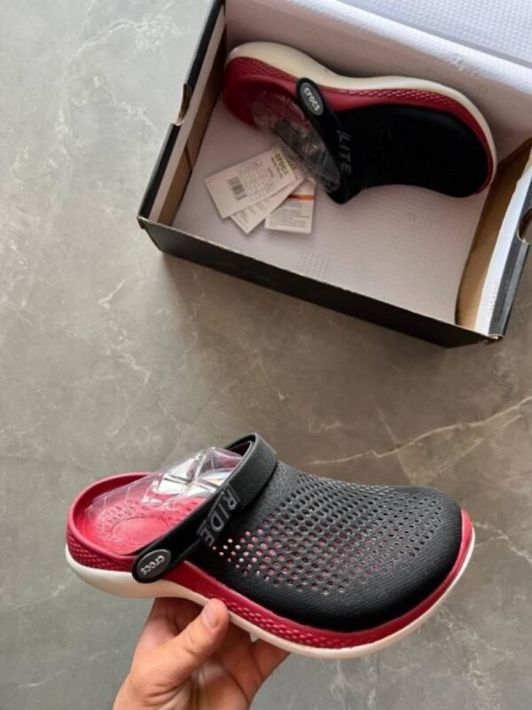 First Copy Crocs Lite Ride 360 Black White Red