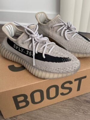 First Copy Adidas Yeezy Boost 350 V2 Slate Semi UA With Accessories