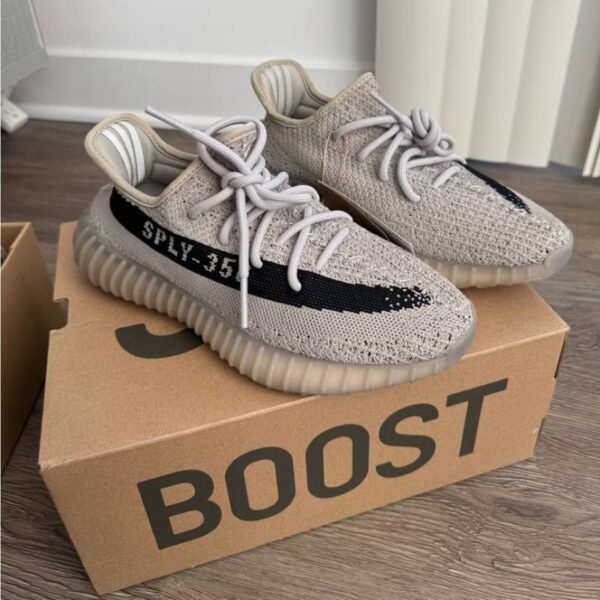 First Copy Adidas Yeezy Boost 350 V2 Slate Semi UA With Accessories