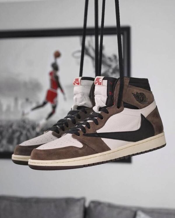 First Copy Nike Jordan Retro 1 High OG Travis Scott Mocha Semi UA