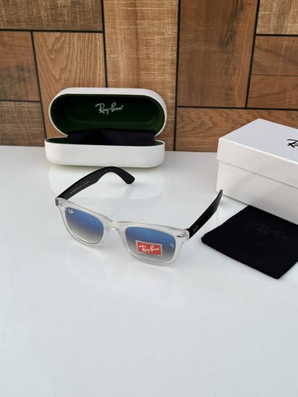 First Copy Rayban 2140 White Blue Shadedd
