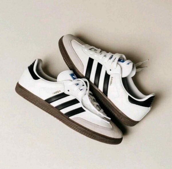 First Copy Adidas Samba White Black