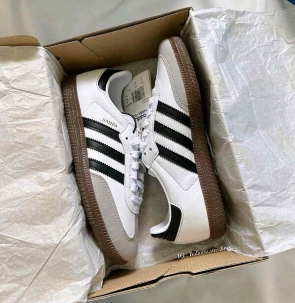 First Copy Adidas Samba White Black