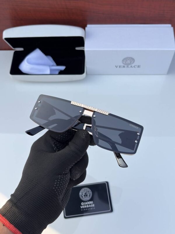 First Copy Versace17383 Golden Black Sunglasses