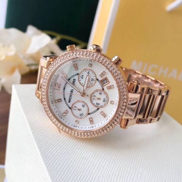 First Copy Michael Kors Parker Semi Japan Watch For Women
