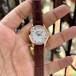 First Copy Gucci Leather Brown Watch For Women