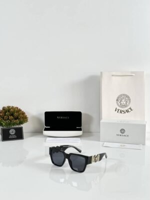 First Copy Versace 4483 Gold Black Sunglasses