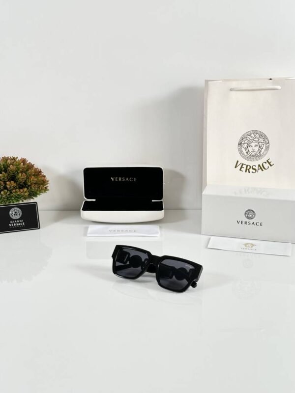 First Copy Versace 4483 Gold Black Sunglasses