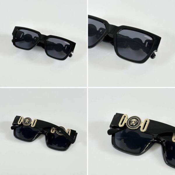 First Copy Versace 4483 Gold Black Sunglasses