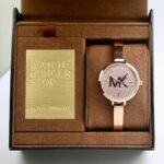 First Copy Michael Kors Charley Pave Copper Watch For Women