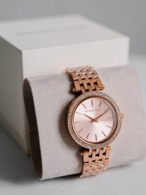 First Copy Michael Kors Darci Copper Pink Watch For Women