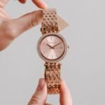 First Copy Michael Kors Darci Copper Pink Watch For Women