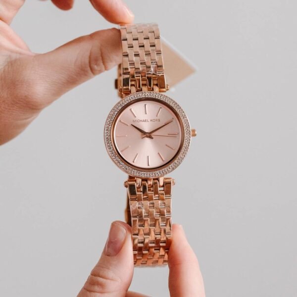First Copy Michael Kors Darci Copper Pink Watch For Women