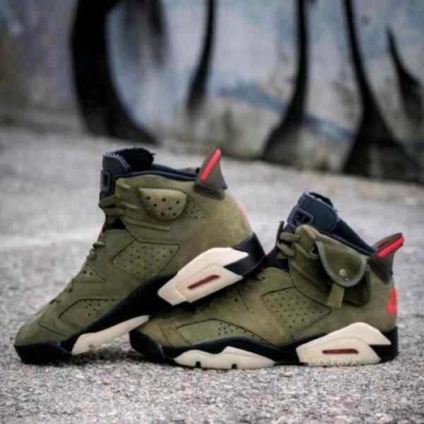 First Copy Nike Air Jordan Retro 6 Travis Scott Cactus