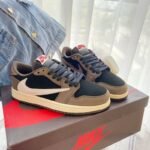 First Copy Nike Air Jordan 1 Low X Travis Scott Dark Mocha
