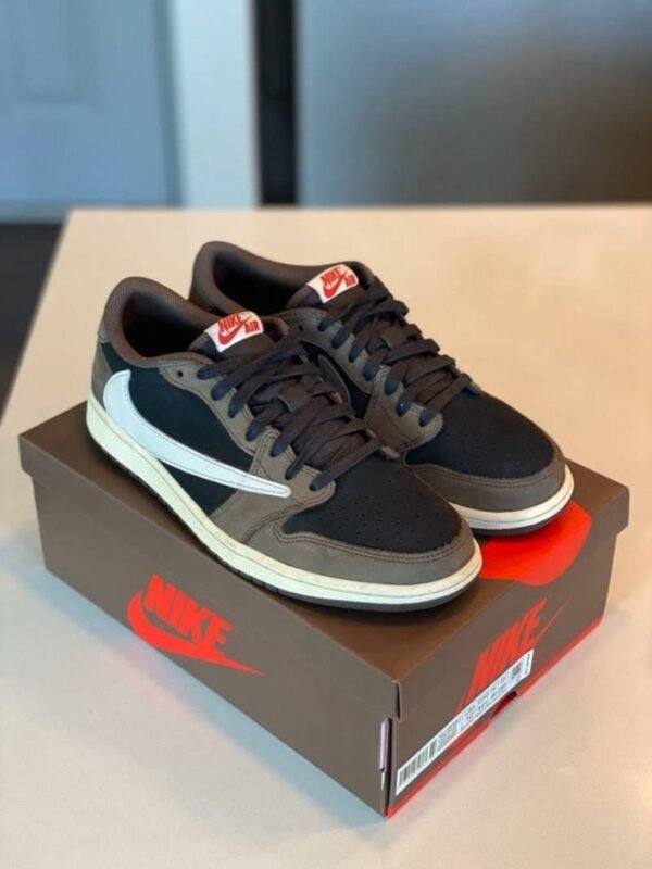 First Copy Nike Air Jordan 1 Low X Travis Scott Dark Mocha