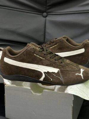 First Copy Balenciaga AA X Puma Speed Cat HAUTE COFFE